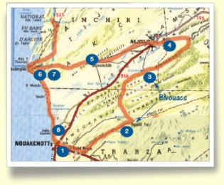 circuit mauritanie