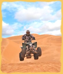 Raid en quad en Tunisie